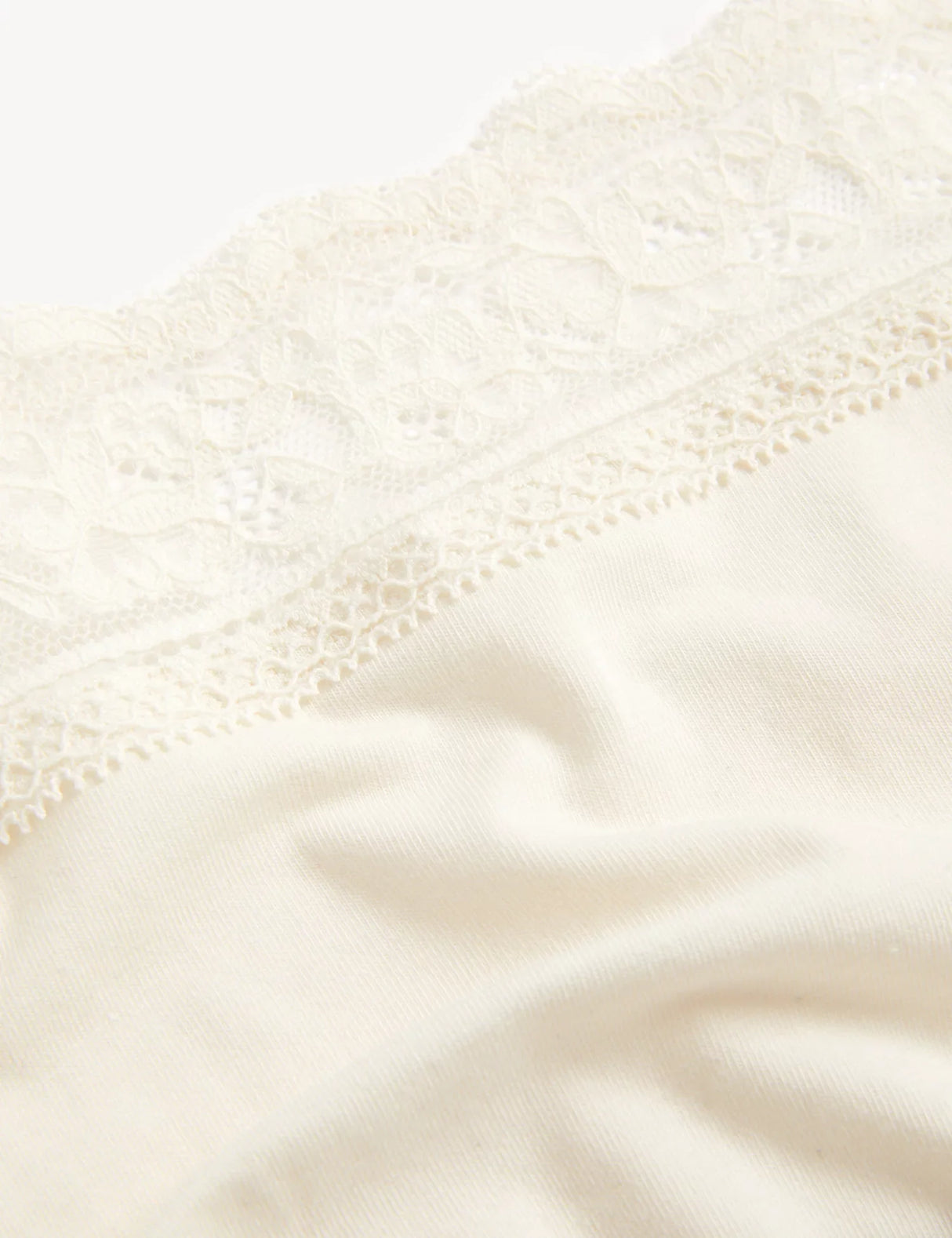 Pack 5 bragas altas HL estampadas con detalle encaje