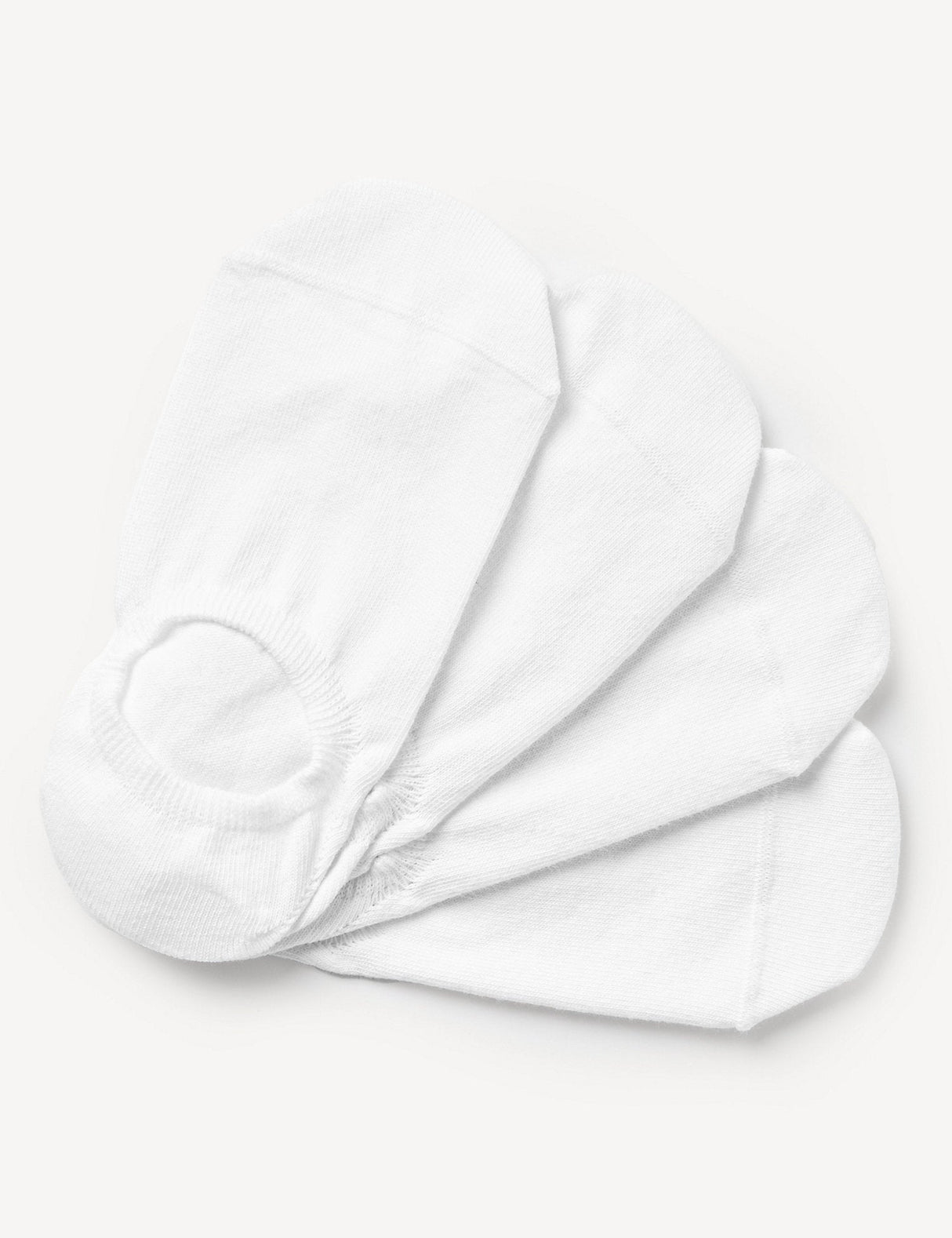 Pack de 4 pares de calcetines invisibles