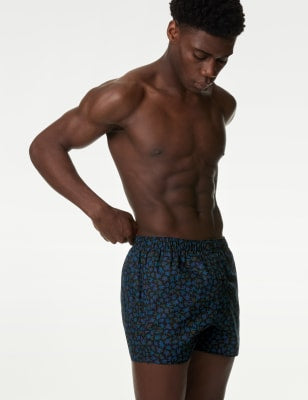 Pack de 5 boxers de tela diseño floral