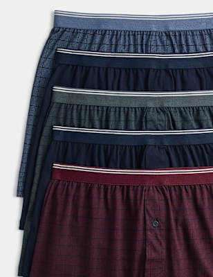Pack de 5 boxers diseño azulejos