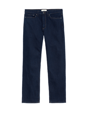 Pantalón elástico de corte recto