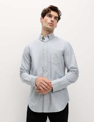Camisa oxford algodón