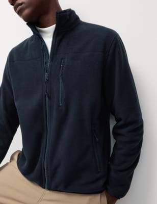 Chaqueta fleece con cremallera