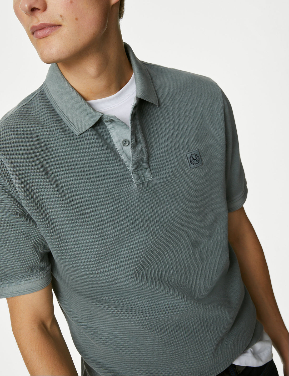 Polo Dye manga corta