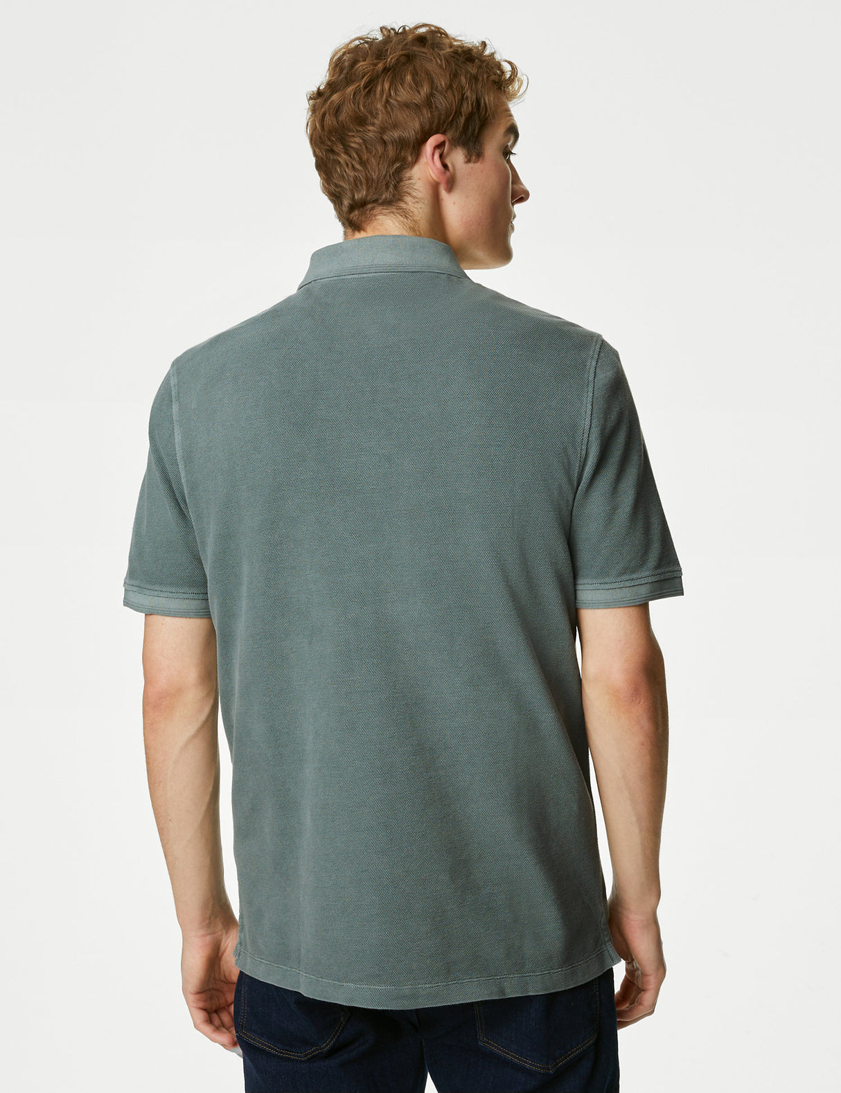 Polo Dye manga corta