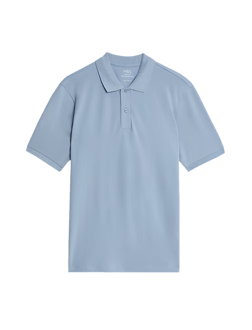 Polo liso de manga corta