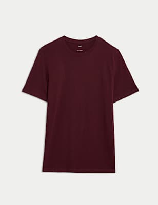 Camiseta lisa manga corta