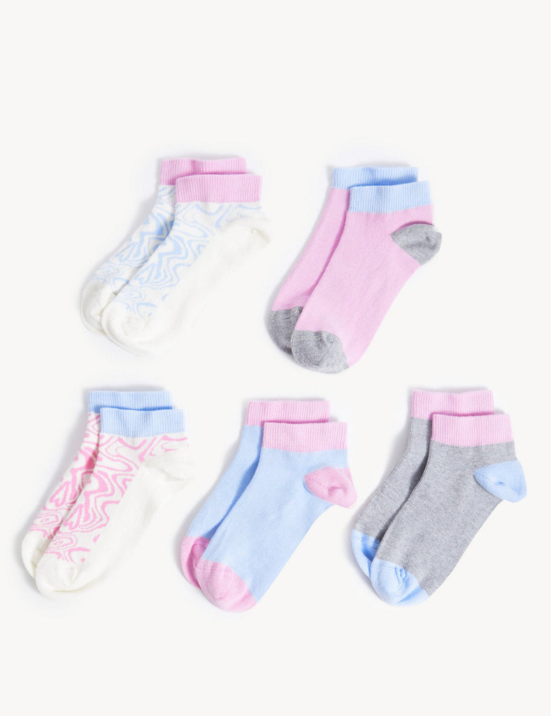 Pack de 5 pares de calcetines Marmol