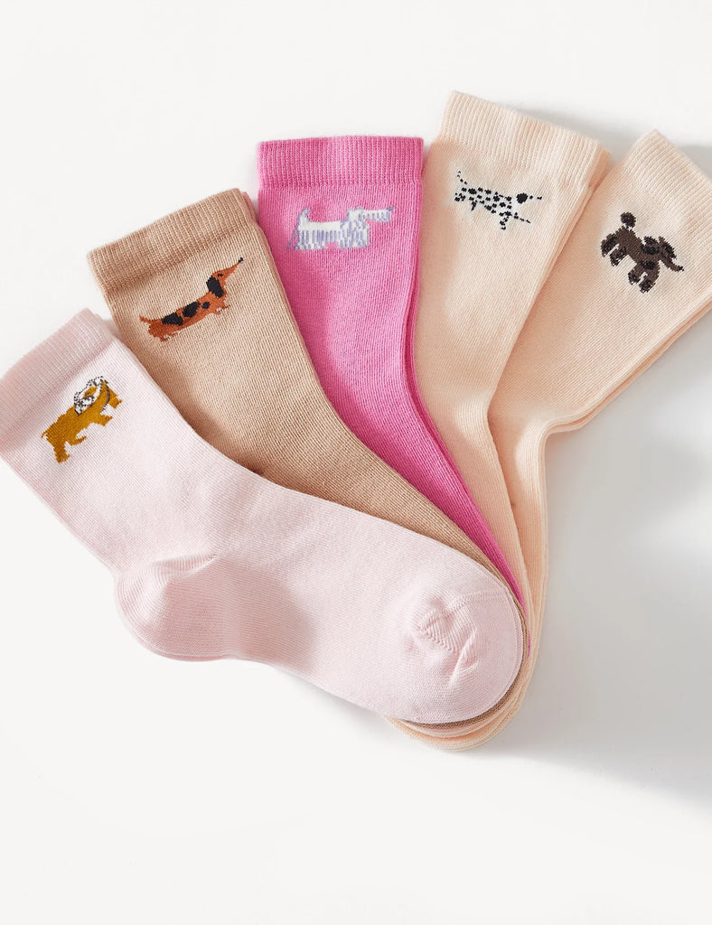 Pack de 5 pares de calcetines Mascotas
