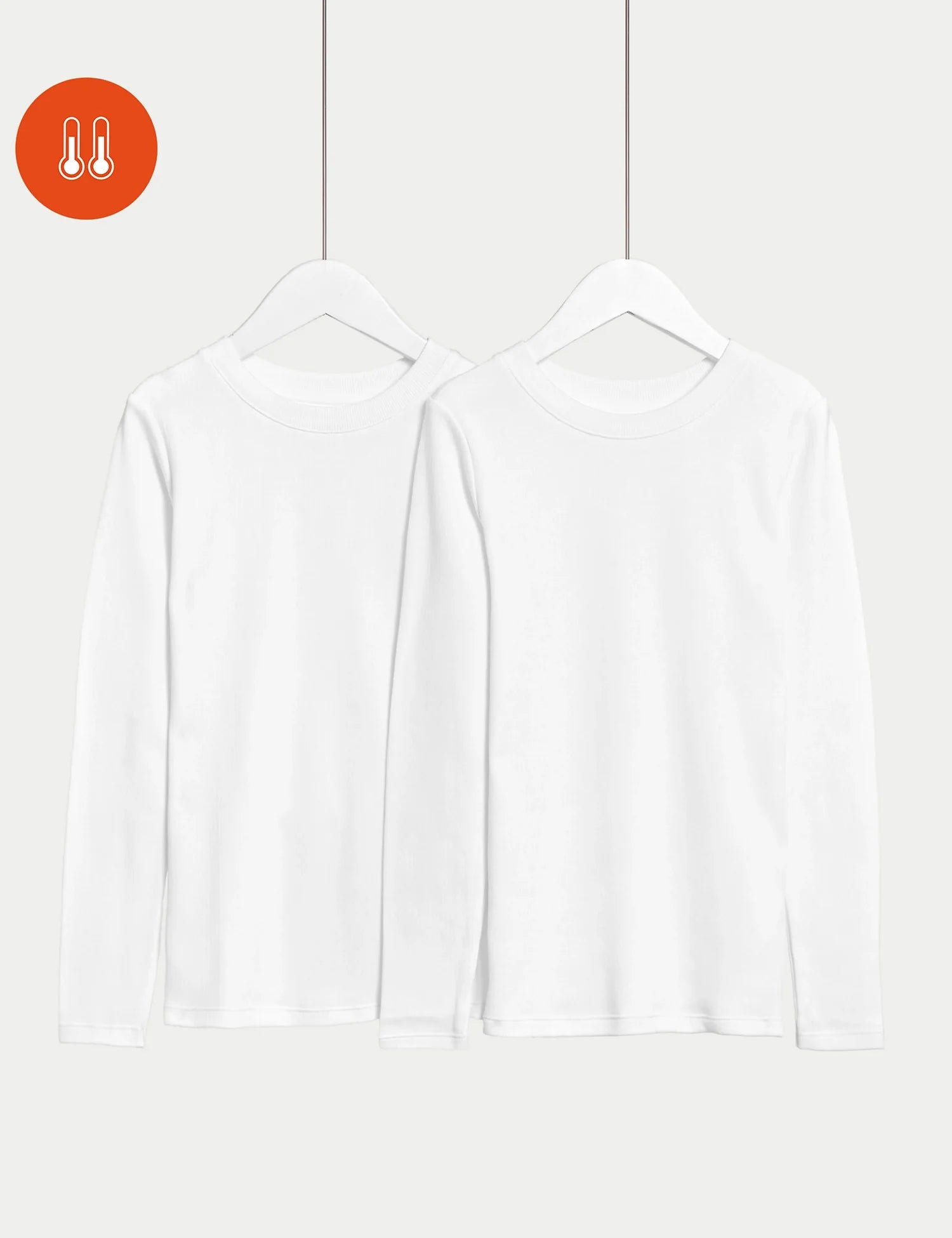 Pack de 2 camisetas térmicas manga larga de niño