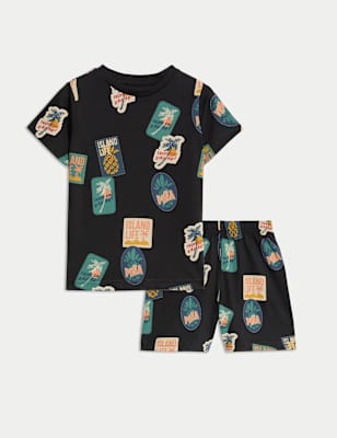 Pijama corto diseño piñas