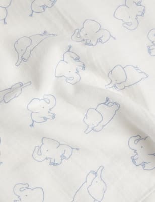 Pack de 3 muselinas diseño elefante