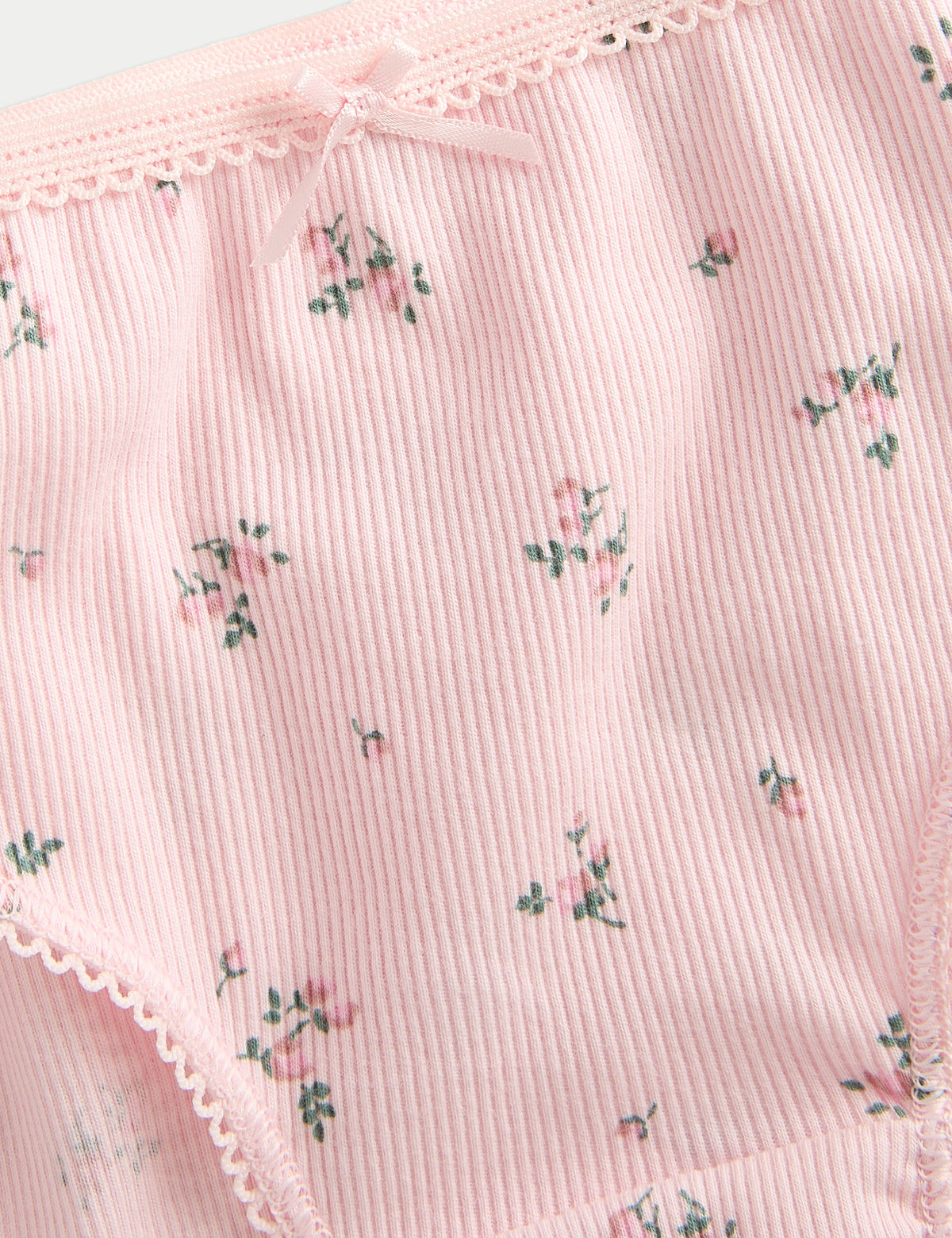 Pack de 7 braguitas diseño floral