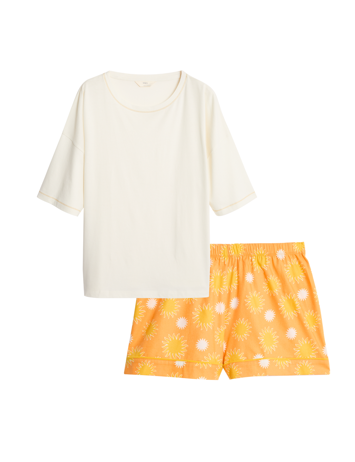 Pijama corto de manga corta con diseño FP