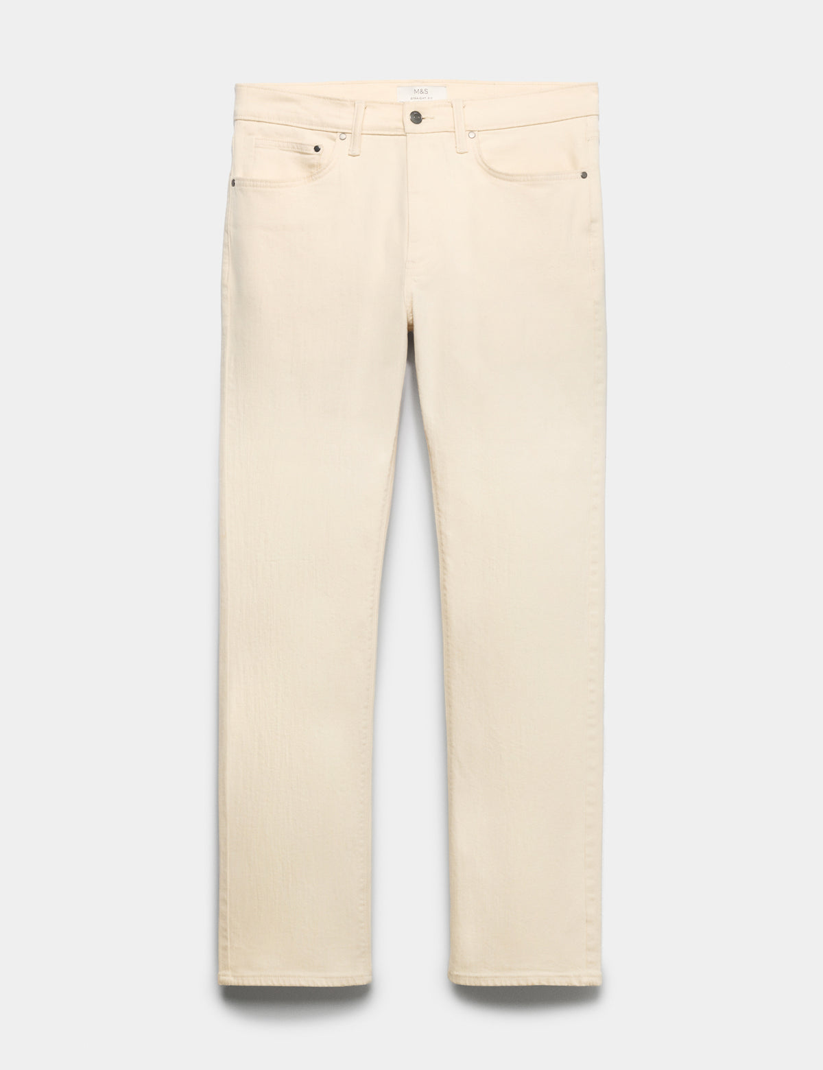 Pantalón elástico de corte recto
