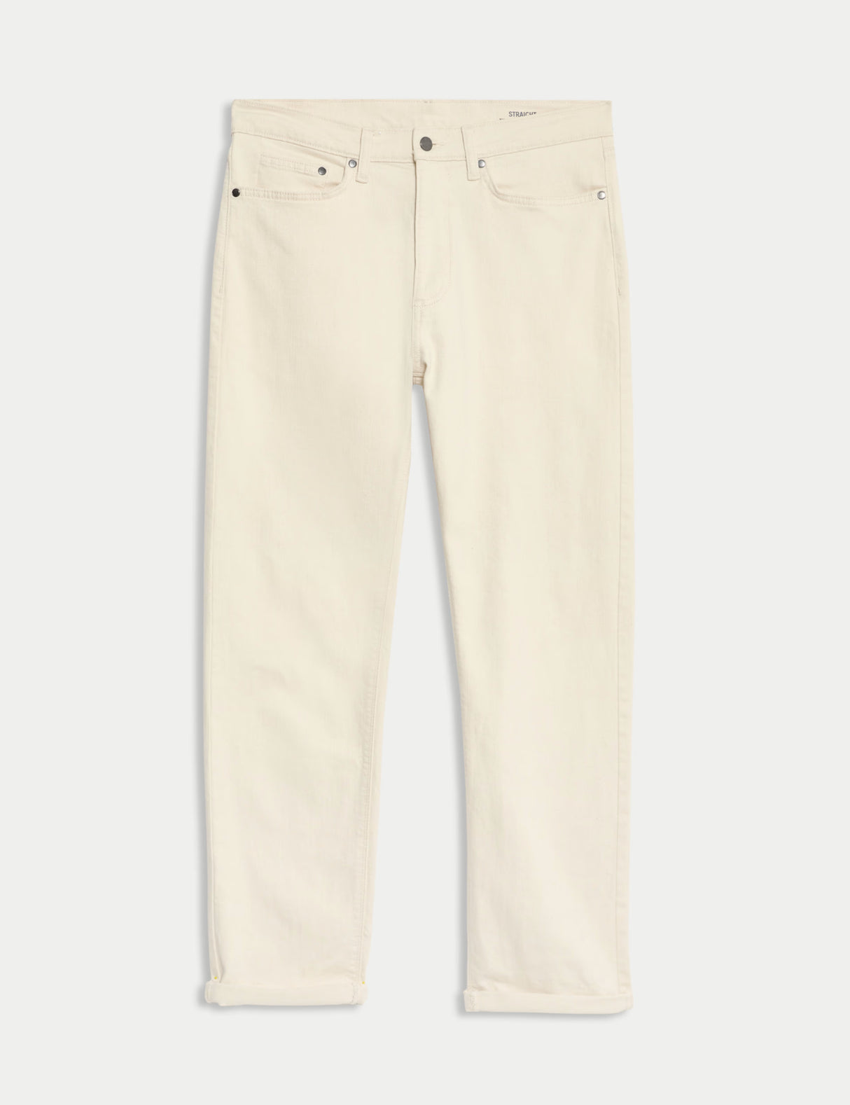 Pantalón elástico de corte recto