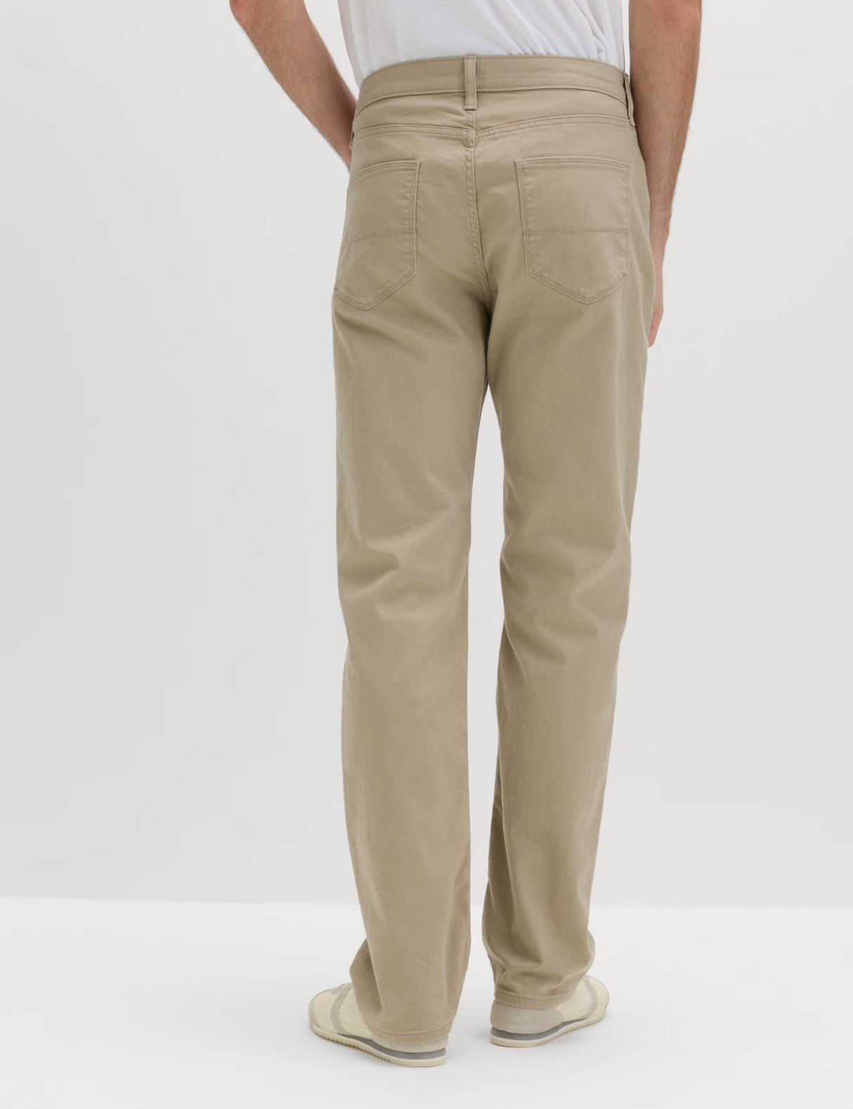 Pantalón elástico de corte recto