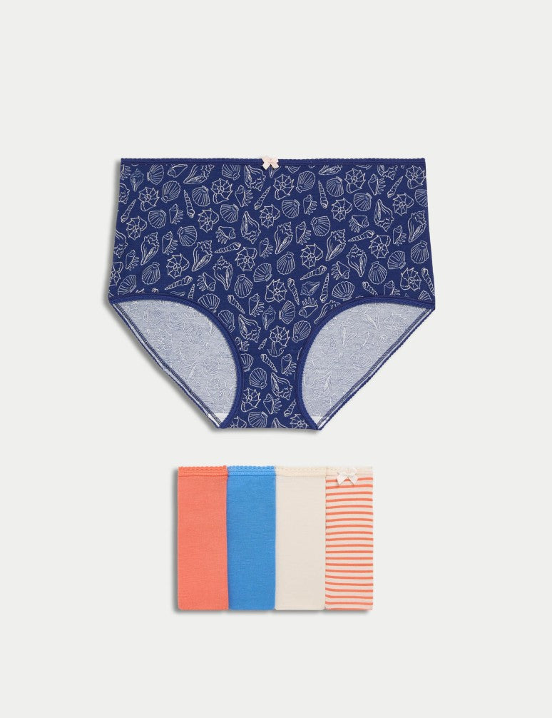 Pack 5 bragas altas diseño