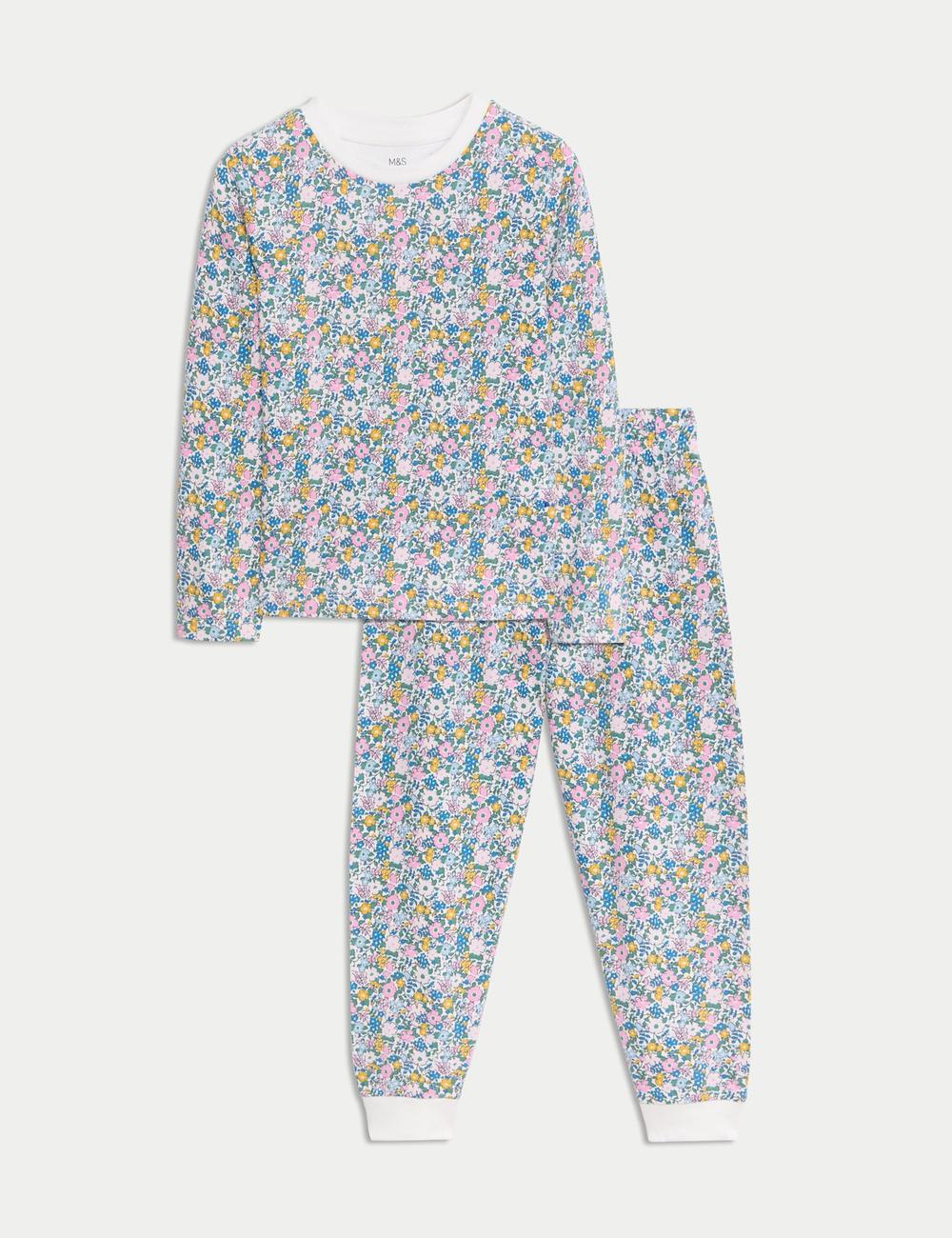 Pijama diseño floral