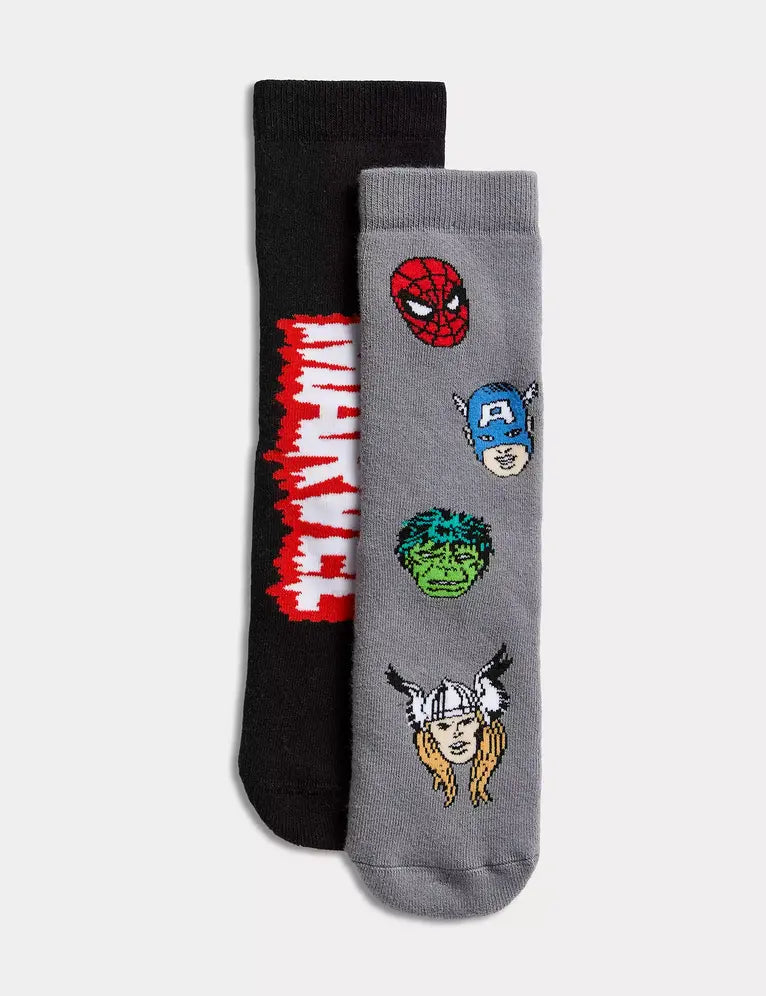 Pack de 2 pares de calcetines cosy Marvel