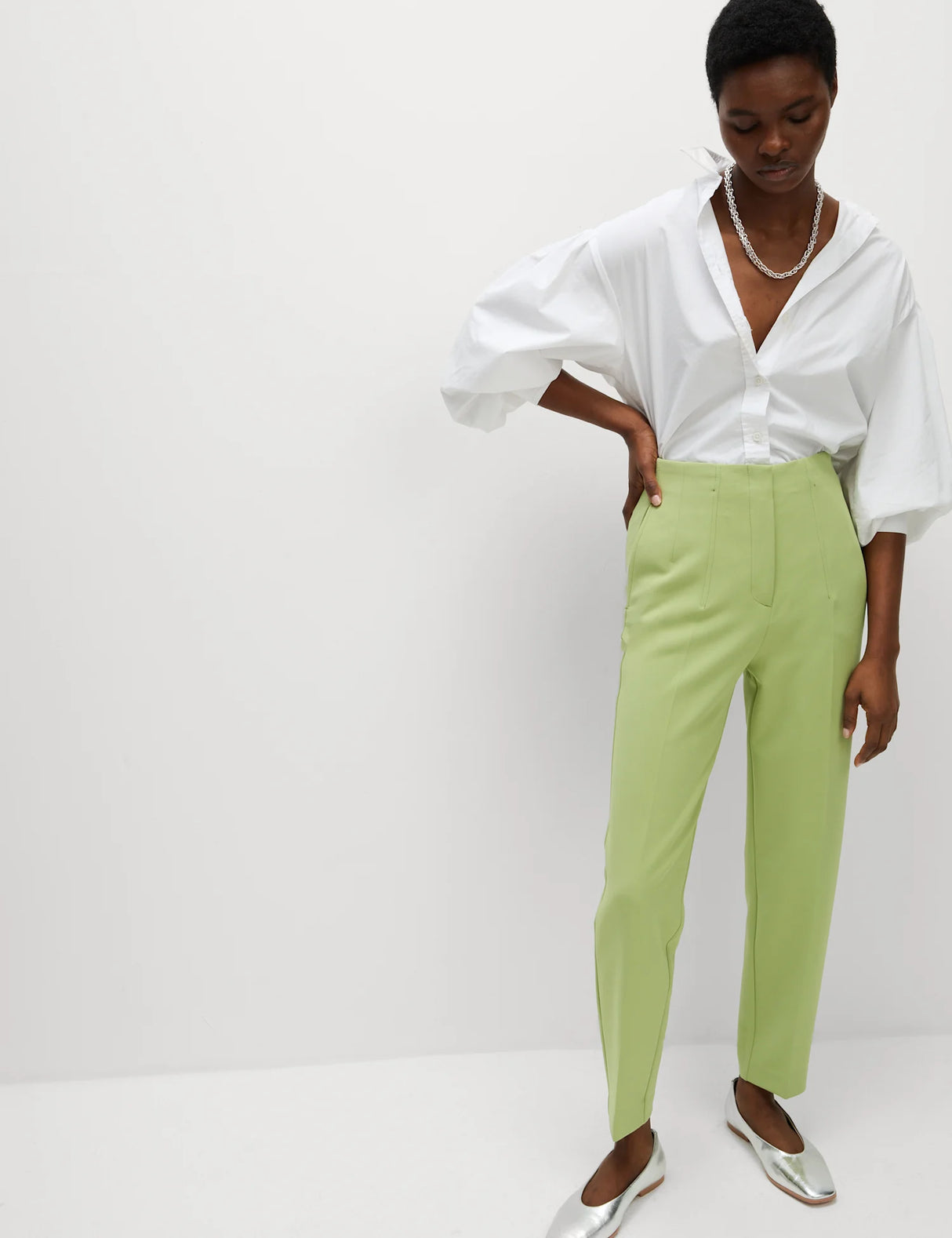 Pantalón con doble pinza