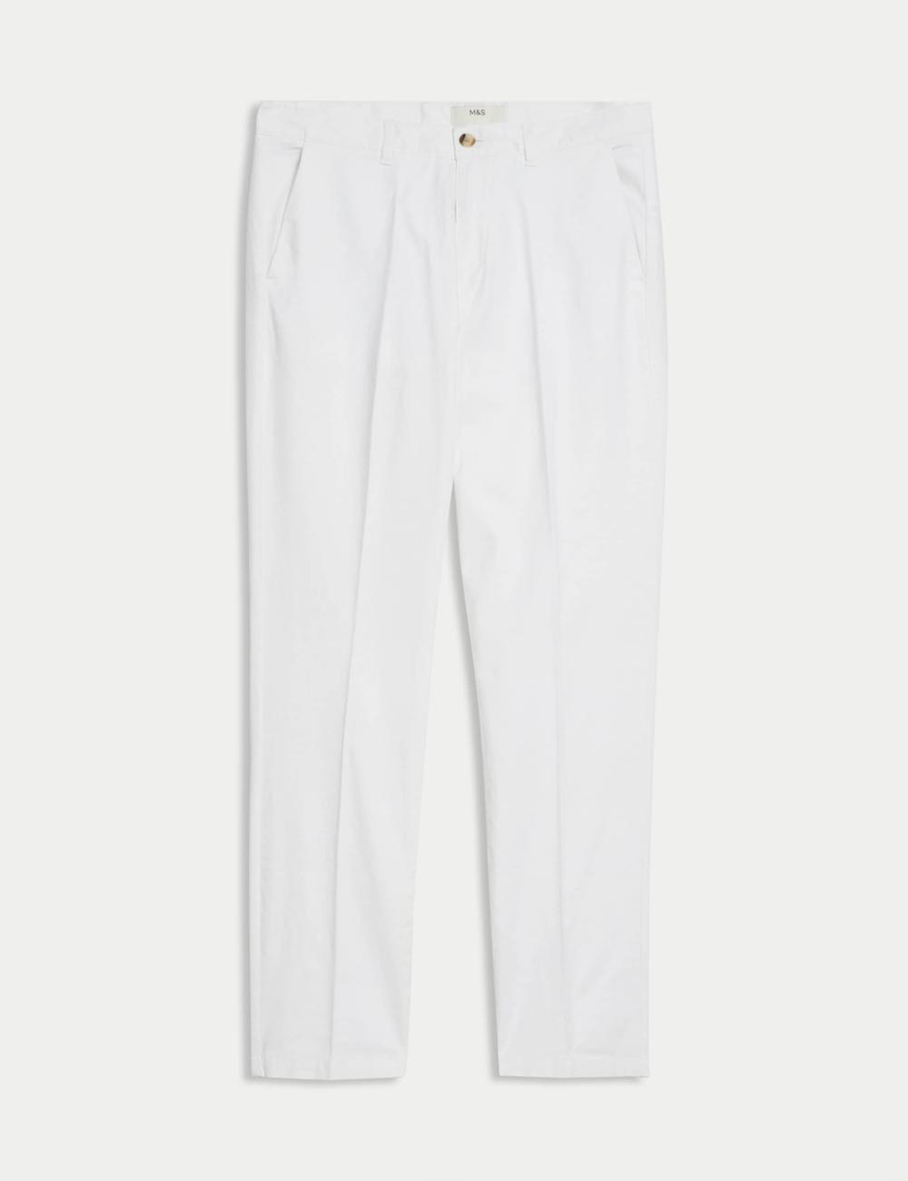 Pantalón chino de lino