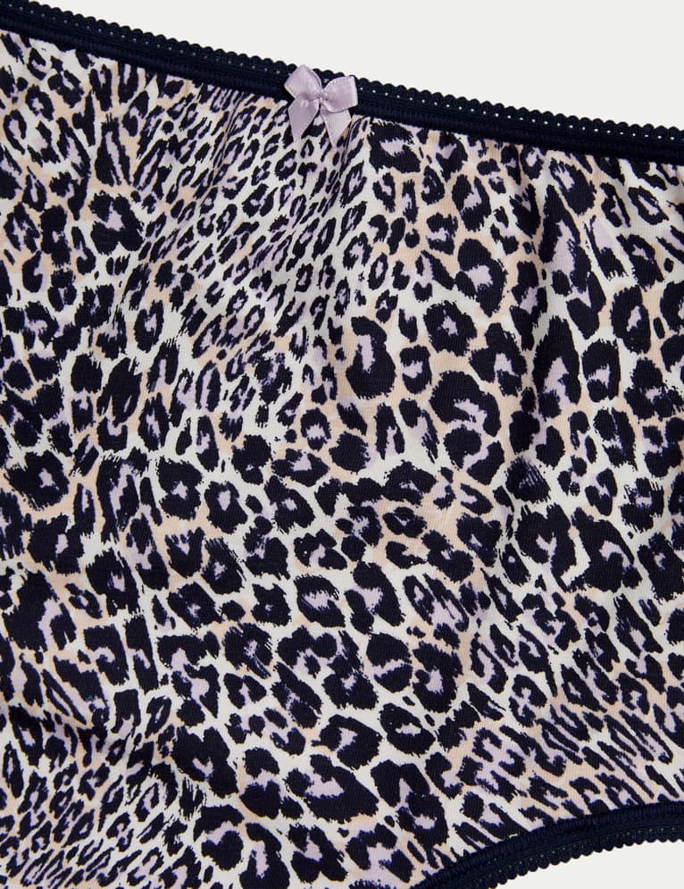 Pack 5 bragas altas diseño F.B.