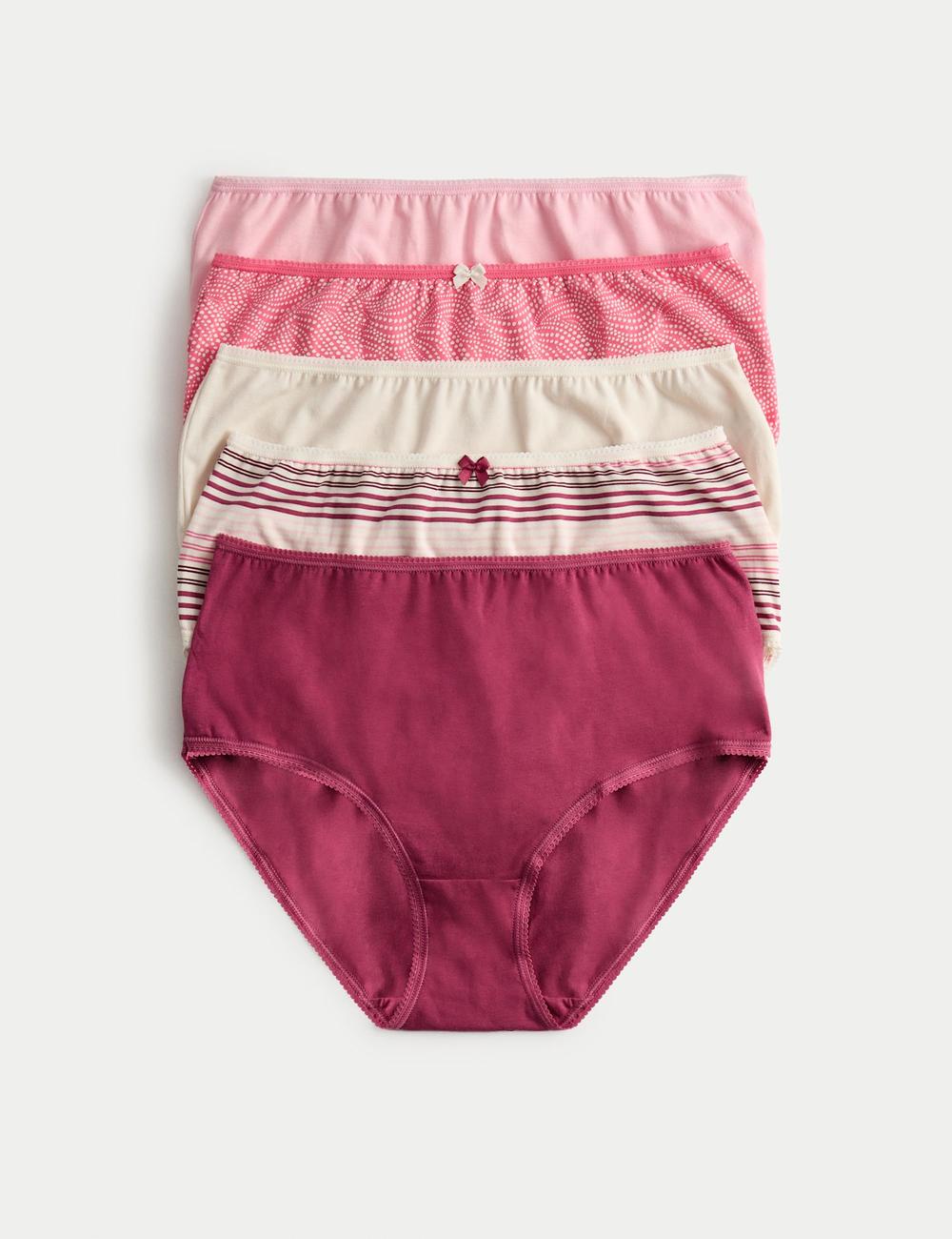 Pack 5 bragas Short altas diseño