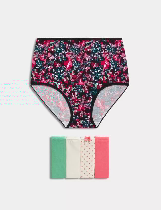 Pack 5 bragas altas diseño F.B.