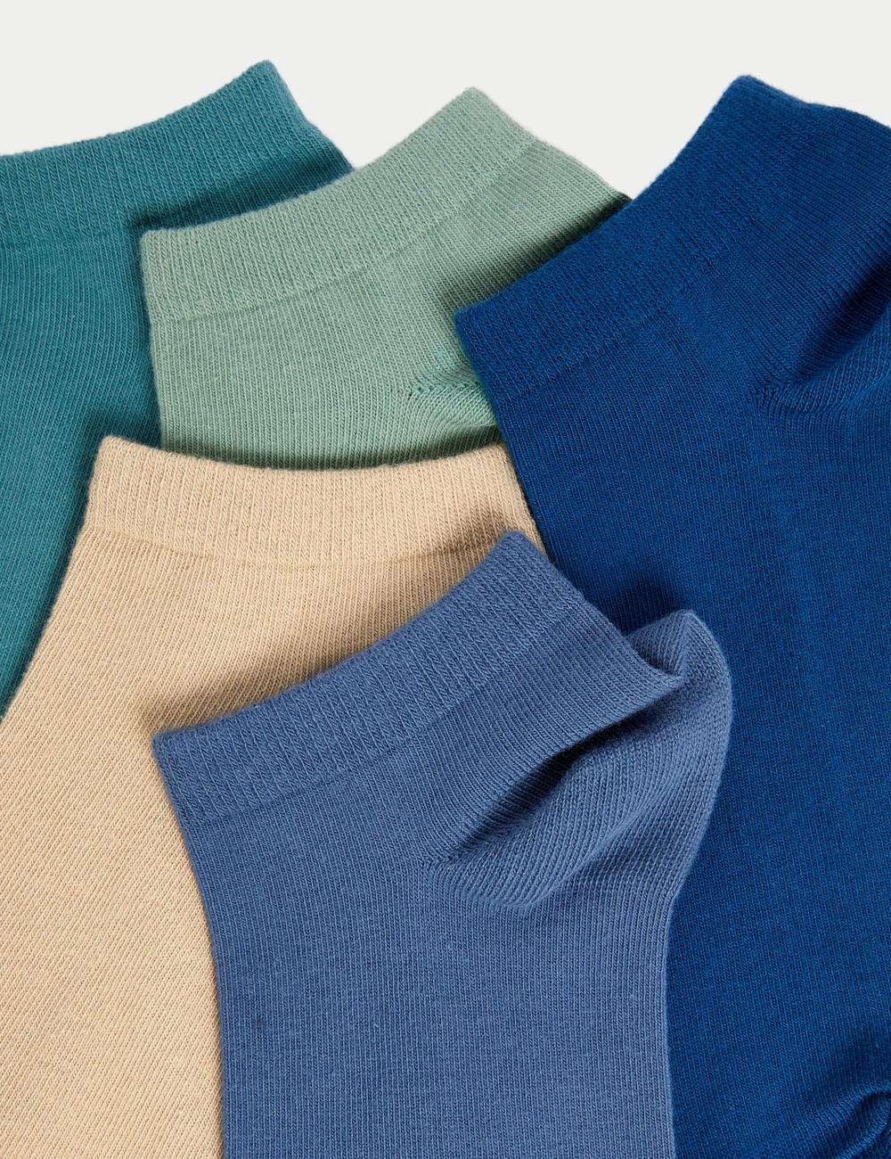 Pack de 5 pares de calcetines Trainers lisos