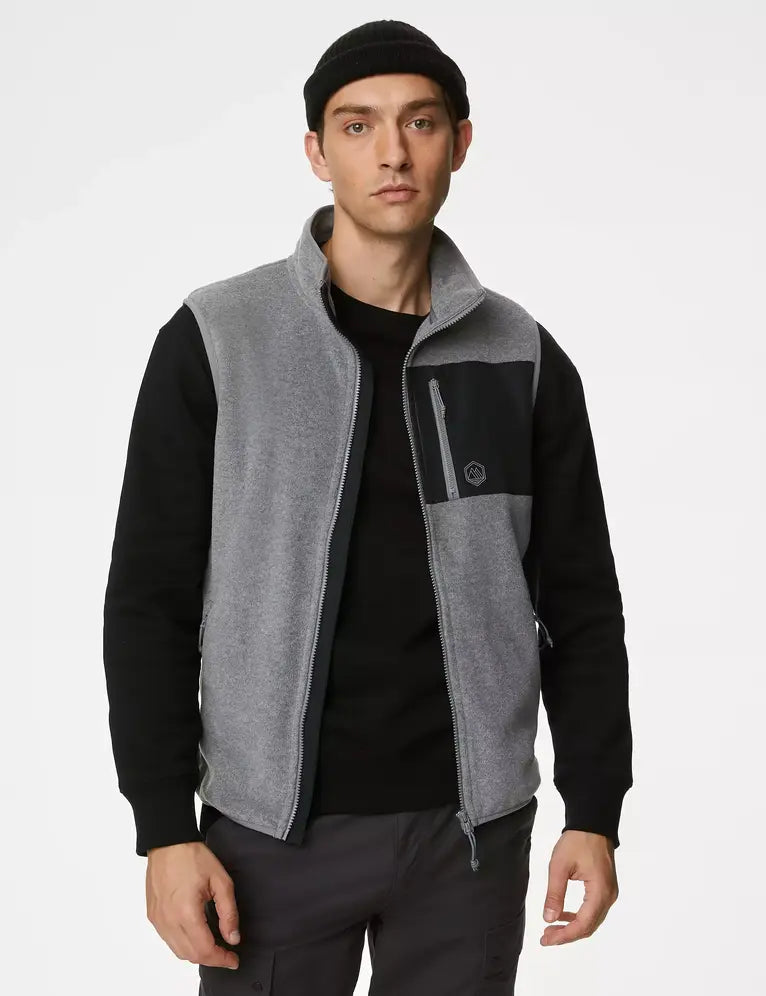 Chaleco fleece cremallera