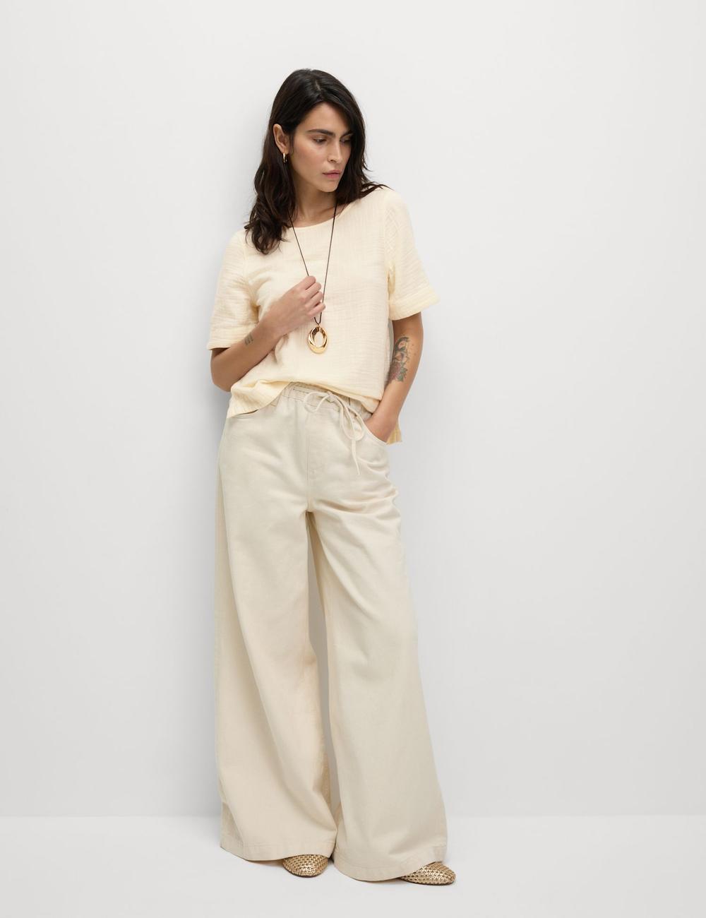 Blusa de manga corta