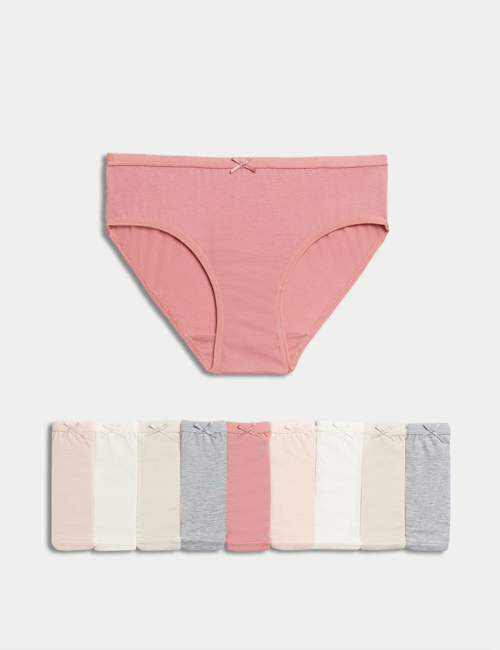 Pack de 10 braguitas lisas