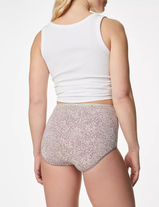 Pack 5 bragas altas diseño Supima