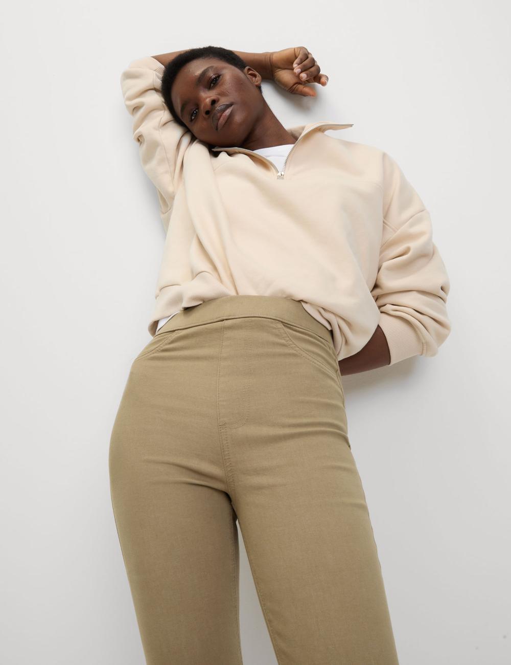 Jegging cintura alta