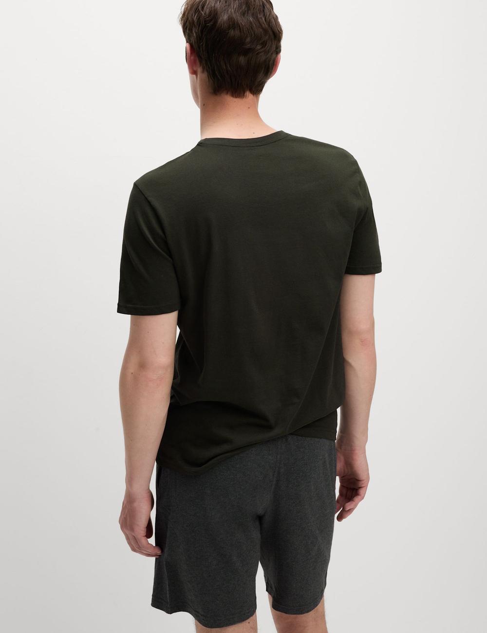 Pijama corto de punto liso