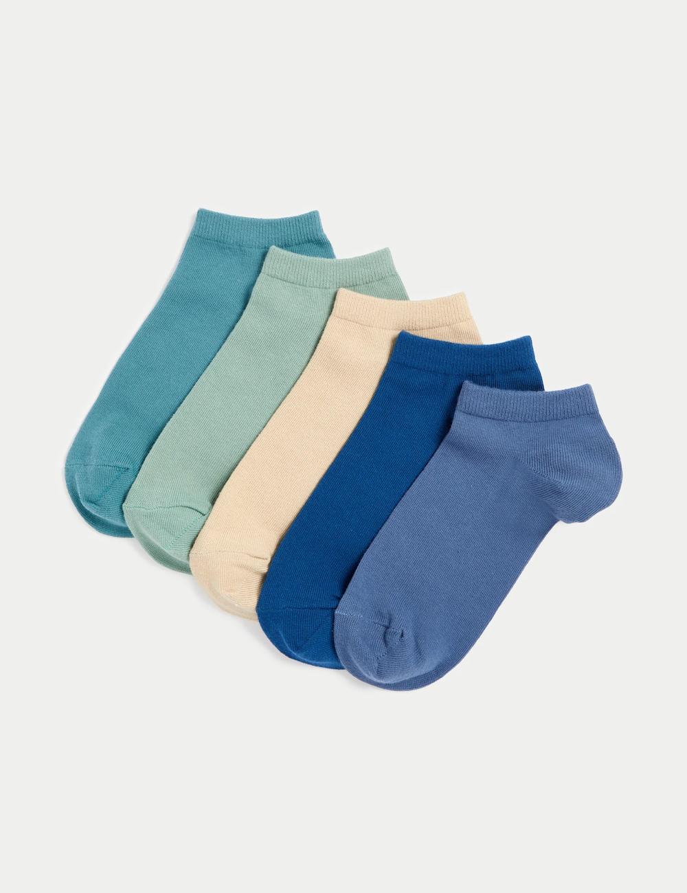 Pack de 5 pares de calcetines Trainers lisos