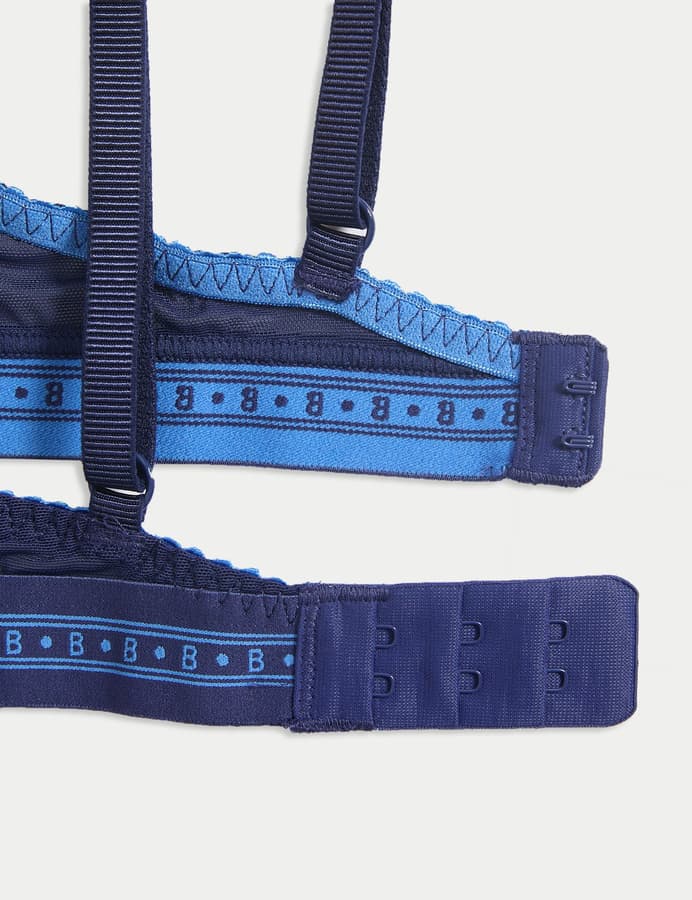 Sujetador con aro de encaje y corte Balcony