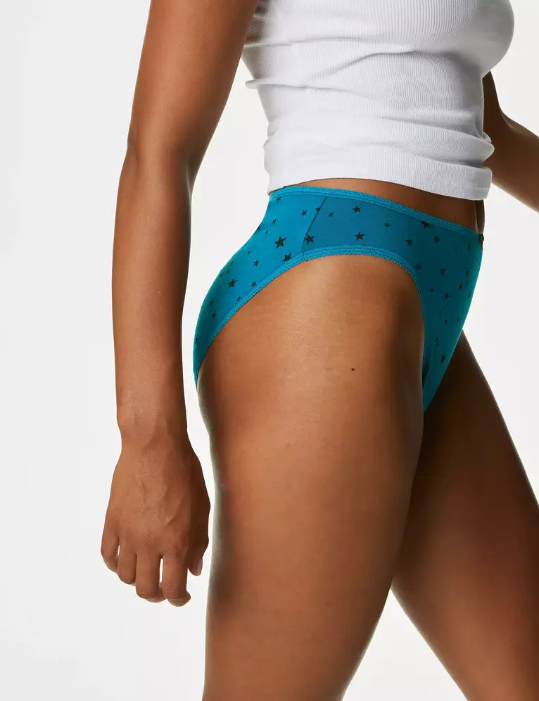 Pack 5 Bragas altas diseño