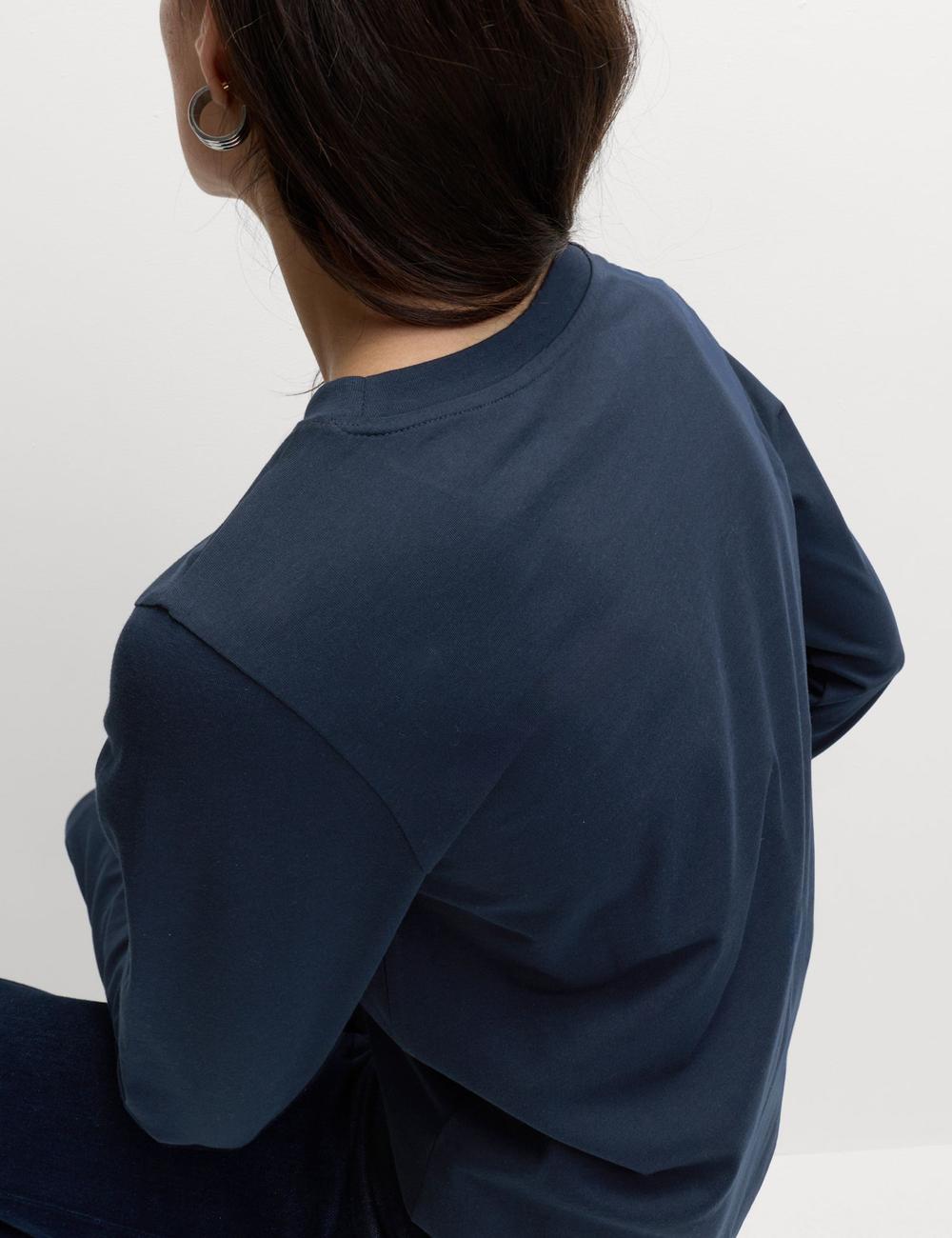 Camiseta básica de manga larga everyday