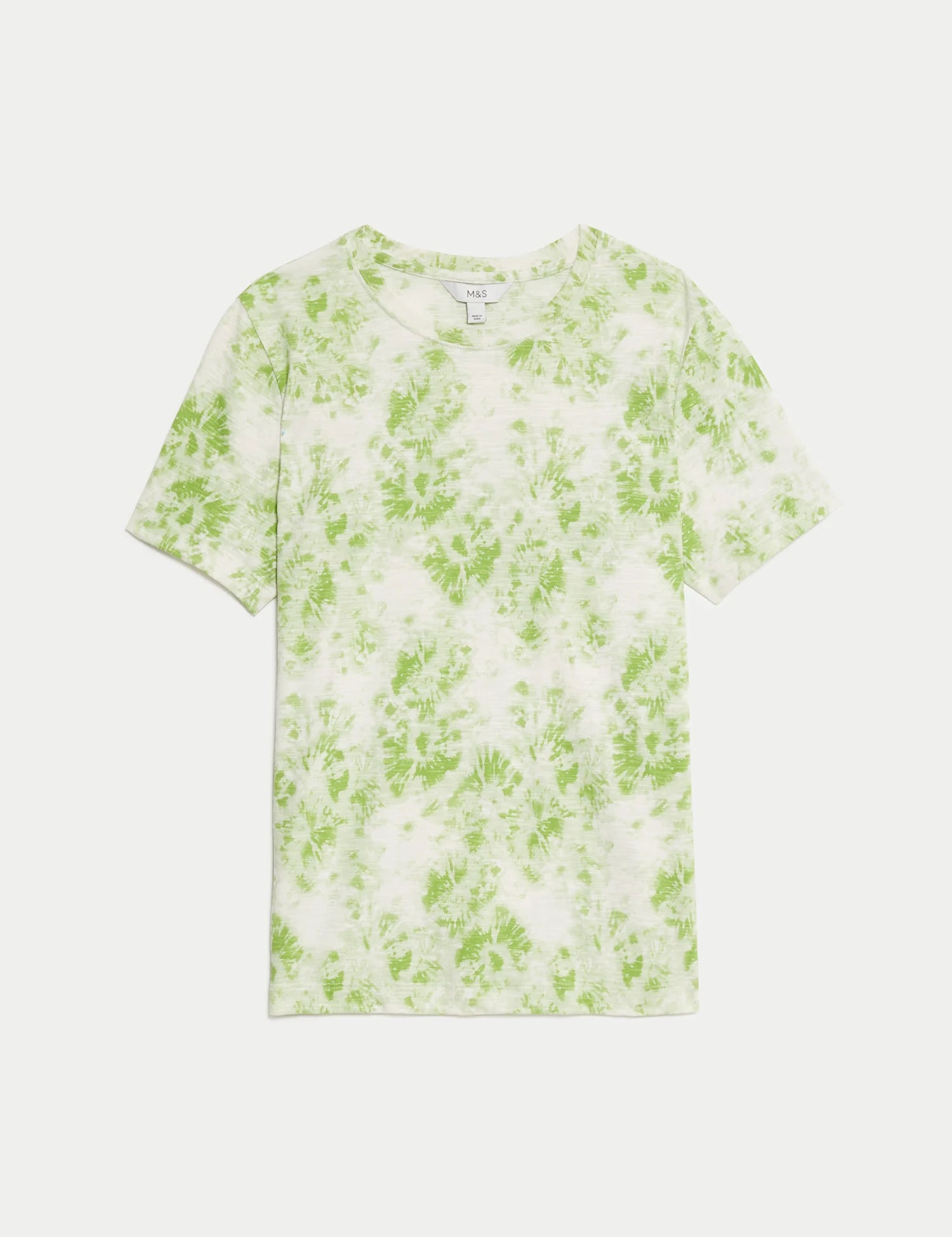 Top de manga corta estampado