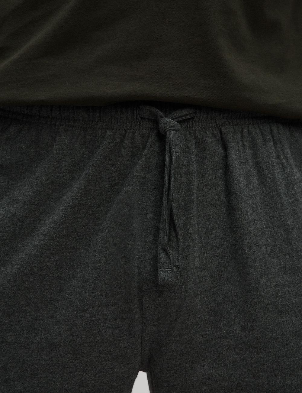 Pijama corto de punto liso