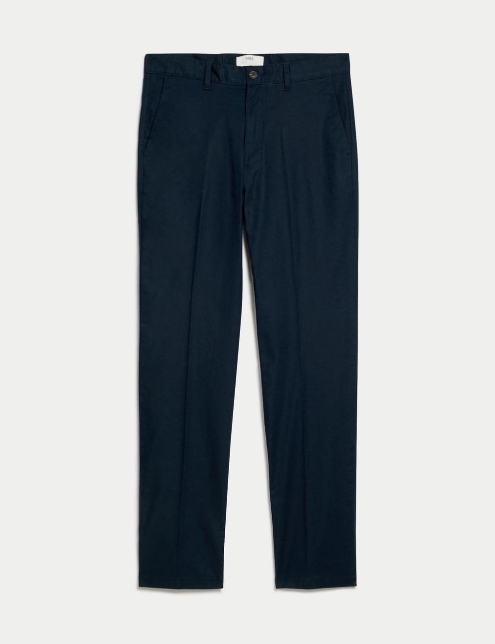 Pantalón chino de lino