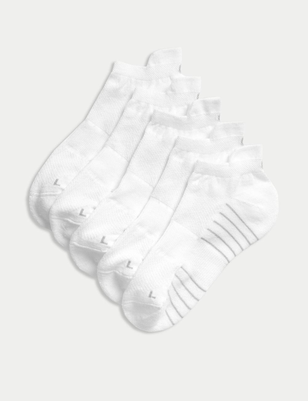 Pack de 5 pares de calcetines Trainers Liners acolchados