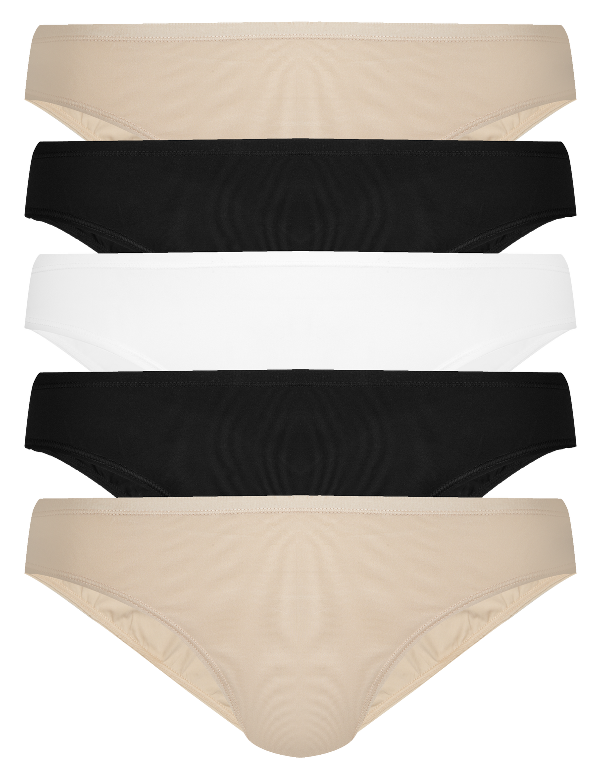 Pack x5 bikini microfibra