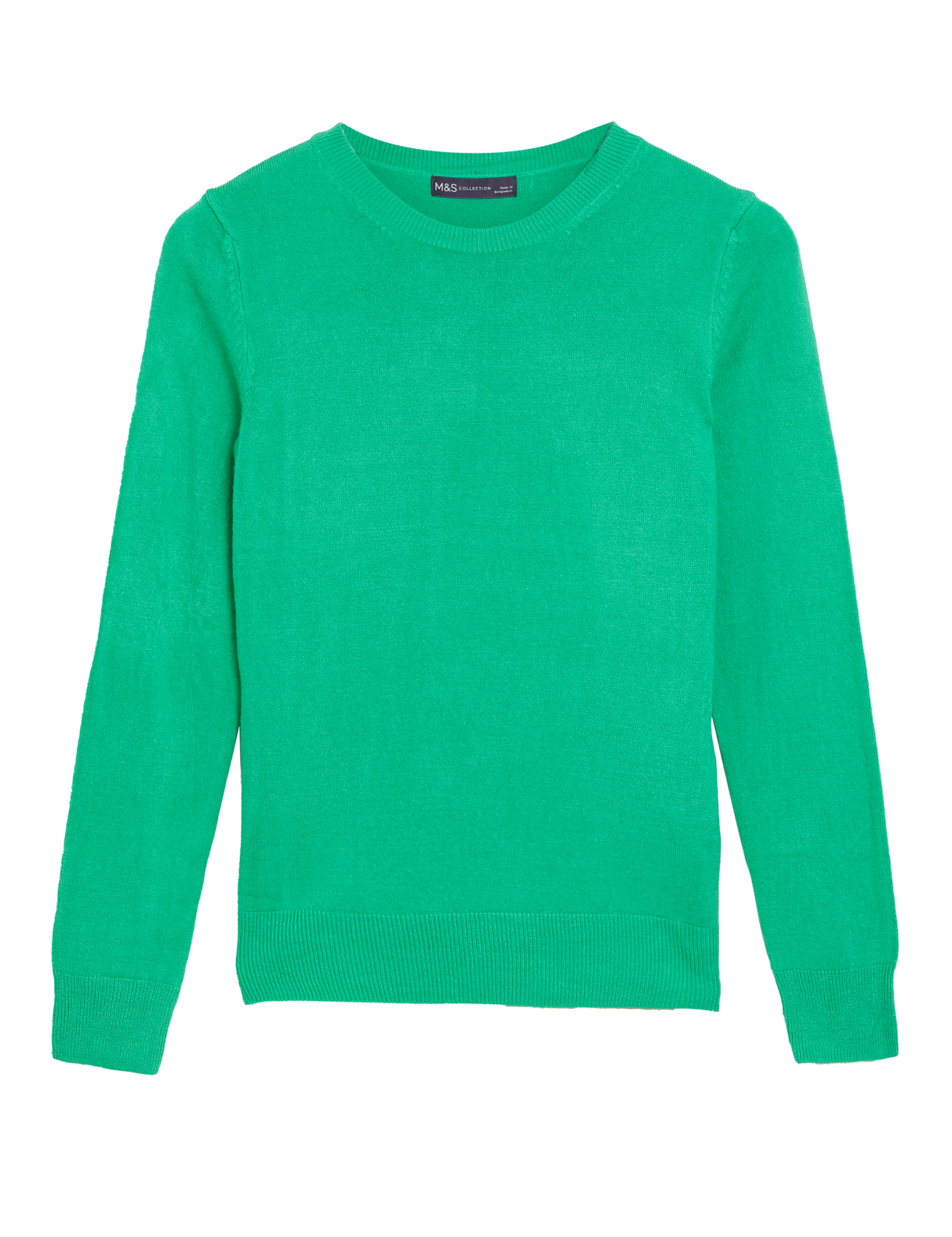 Jersey liso cuello redondo