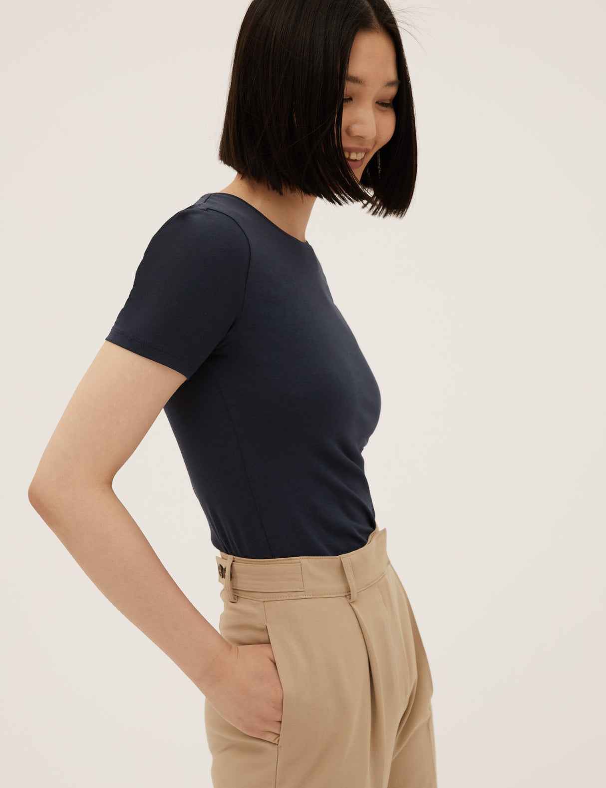 Camiseta básica manga corta