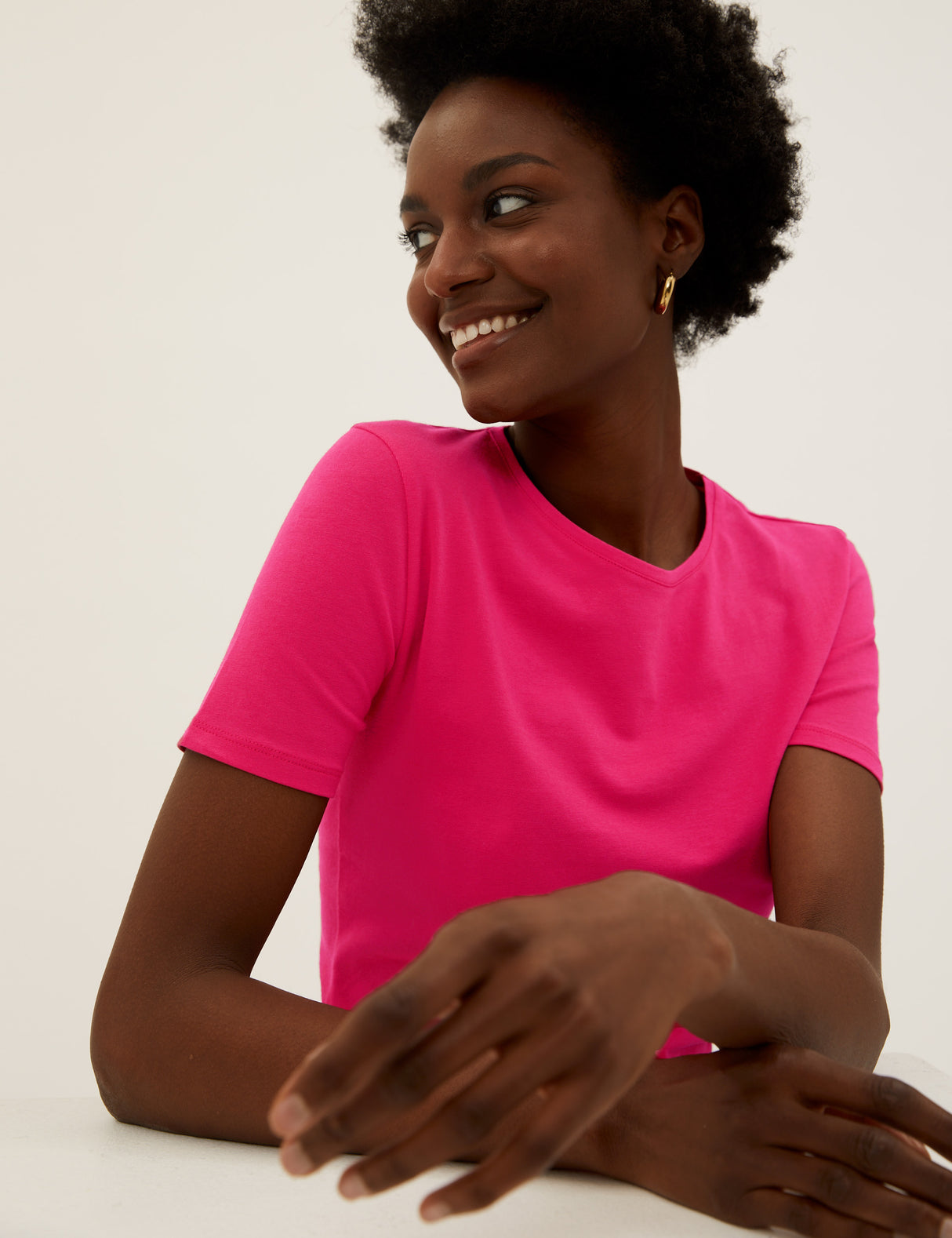 Camiseta básica manga corta