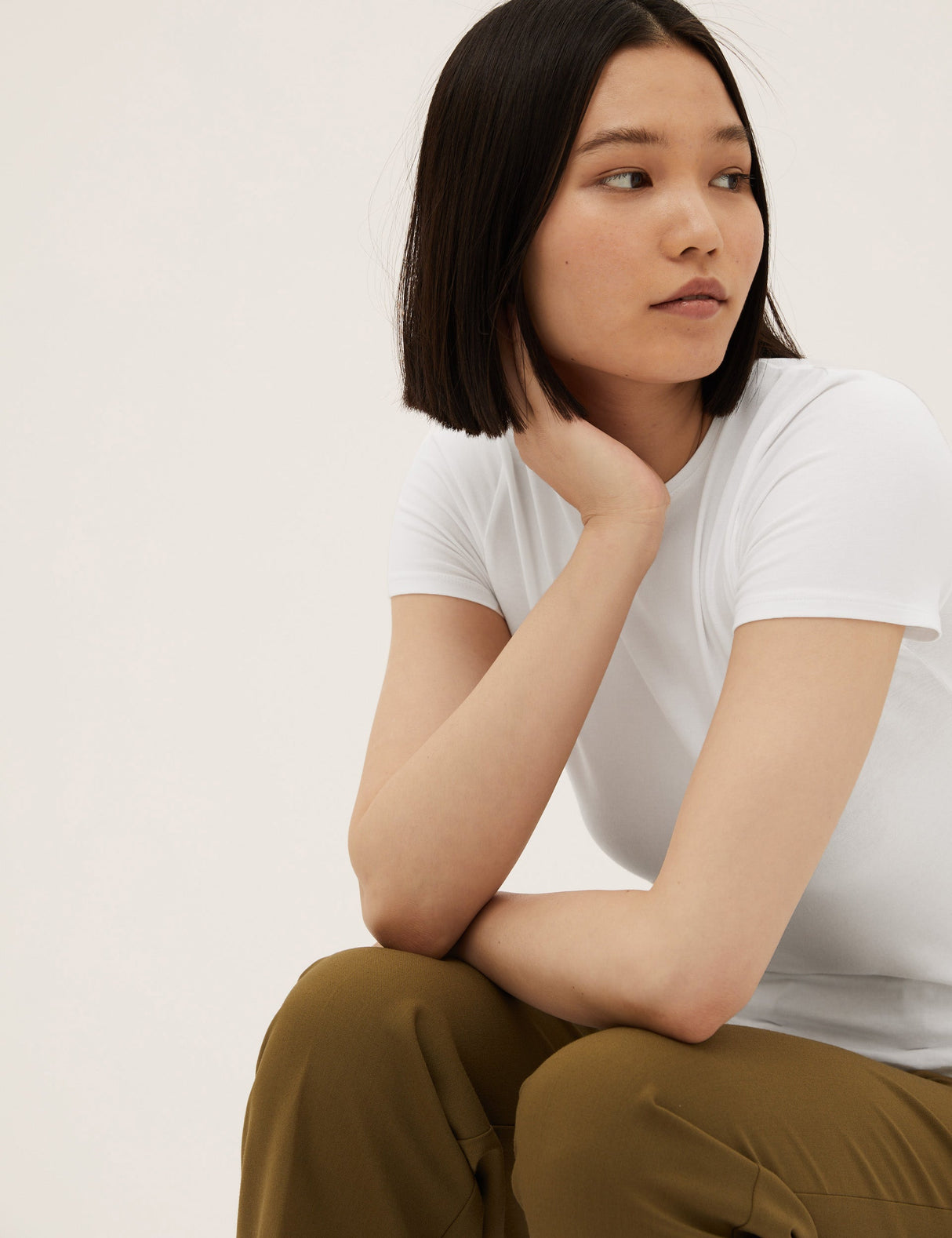 Camiseta básica manga corta