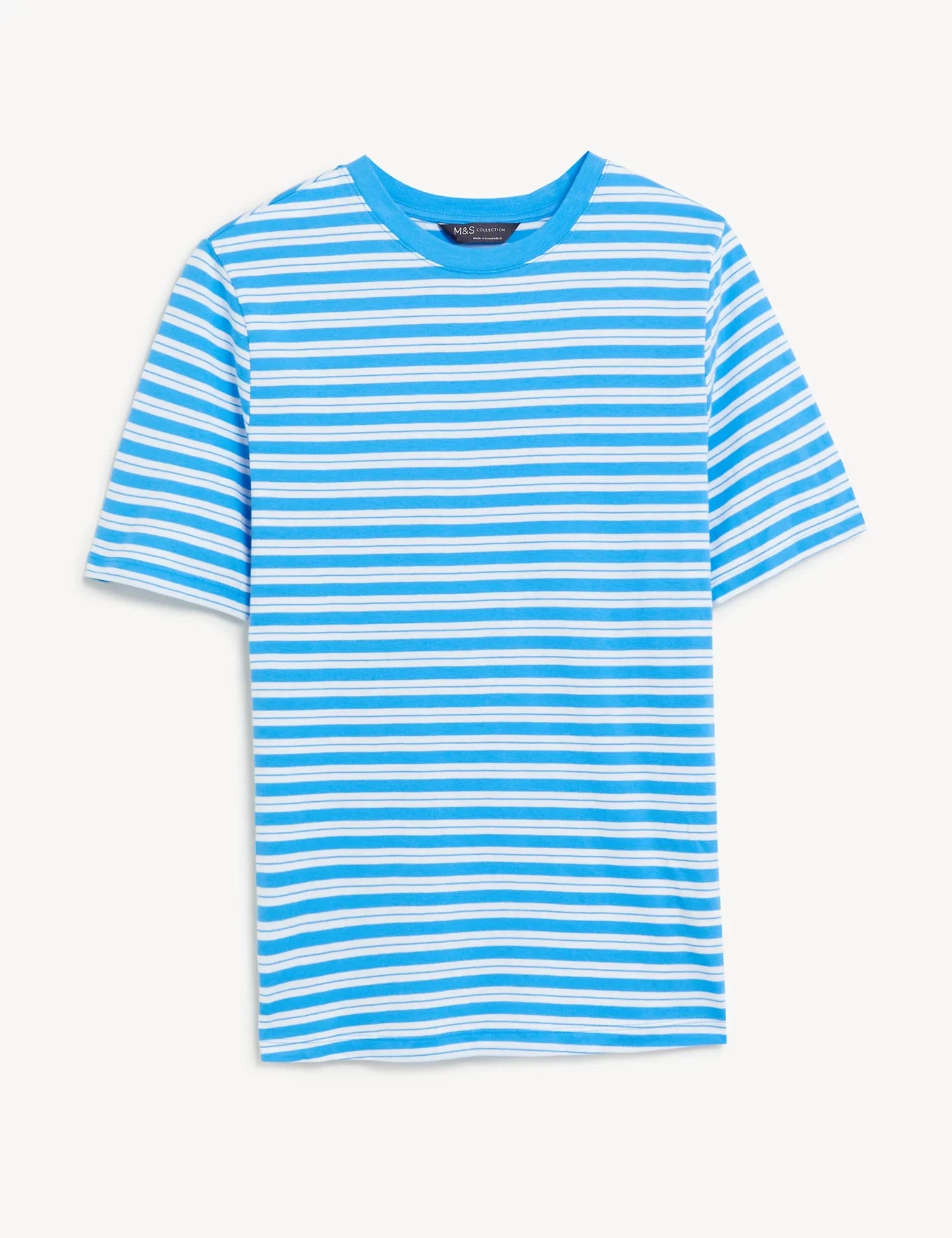 Camiseta rayas de manga corta